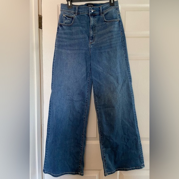 Well Worn Women's Flare Jeans in Deep Blue-Brand New - Picture 1 of 7